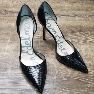 Sam Edelman Delilah black classic D'Orsay heels